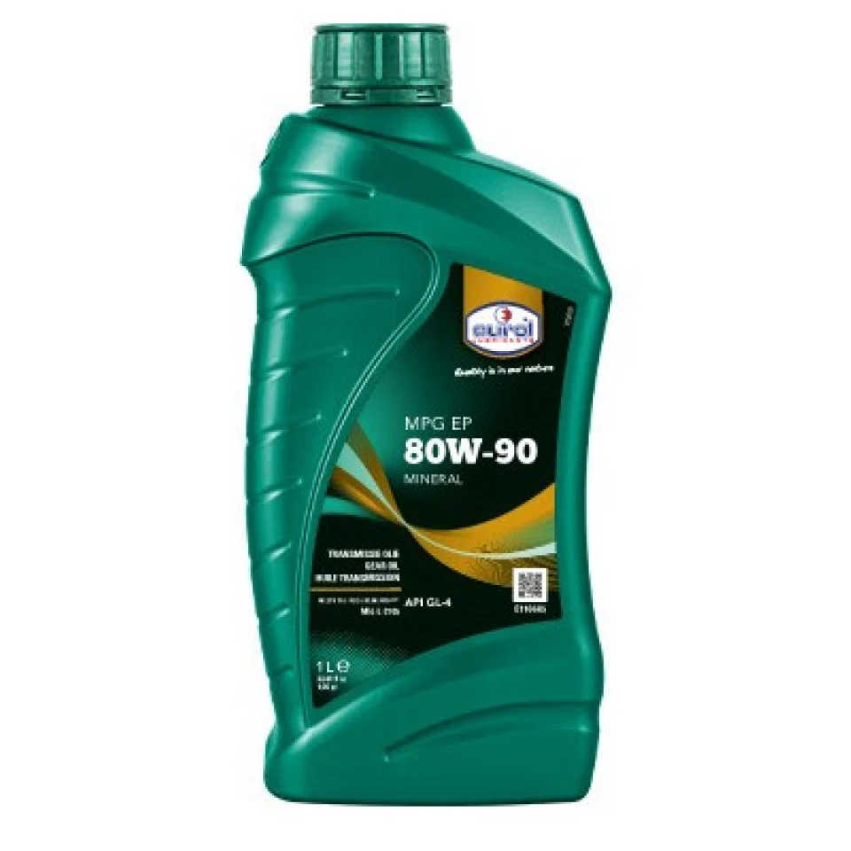 زيت التروس وناقل الحركة Eurol MPG EP 80W-90 GL-4 سعة 1 لتر
